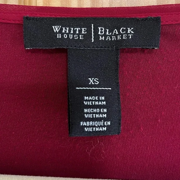 WHBM Wrap Front Tee - Picture 4 of 5